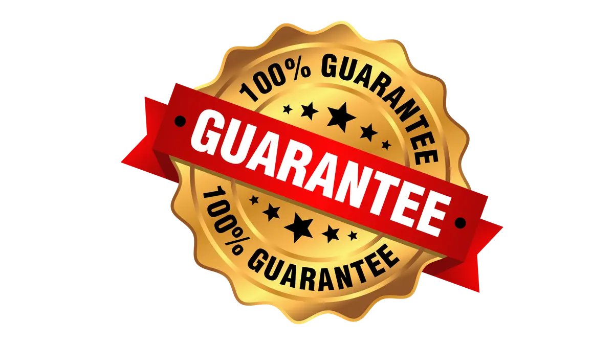 100% Guarantee